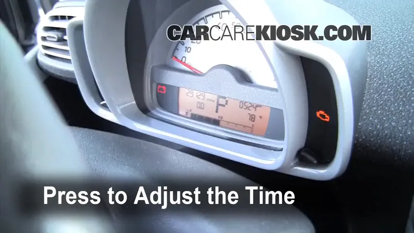 2008 Smart Fortwo Passion 1.0L 3 Cyl. Clock Set Clock